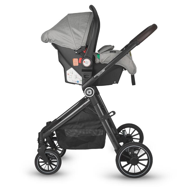 Carucior 3 in 1 transformabil Coccolle Ago Neutral grey i-Size - 7