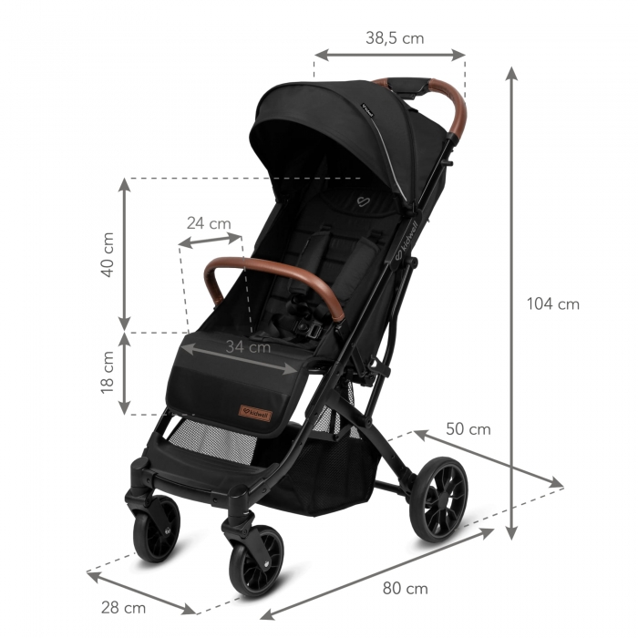 Carucior sport Kidwell Colmer Jet Black - 10