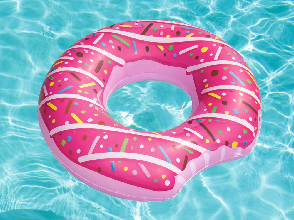 Colac gonflabil pentru copii Bestway 107 cm Donut Roz - 1 | YEO