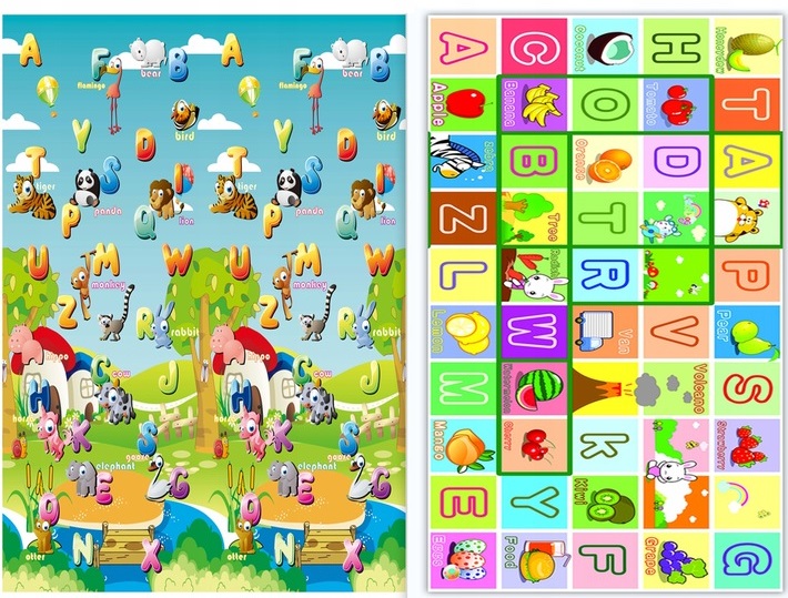 Covor din spuma pliabil cu doua fete 200x180 cm Farm Animals - 6