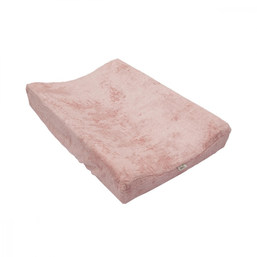 Husa textila bambus pentru salteluta schimbat scutece 76x51 cm Misty Rose