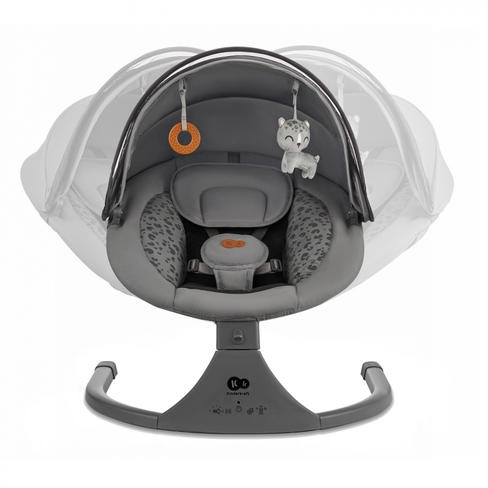 Leagan electric Kinderkraft Lumi 2 dark grey - 2