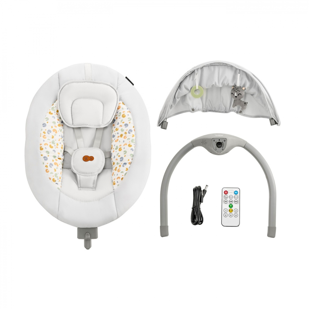 Leagan electric Kinderkraft Lumi 2 light grey - 5