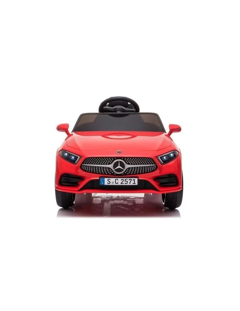 Masina electrica pentru copii Mercedes C Class CLS 350 LeanToys rosu 90W