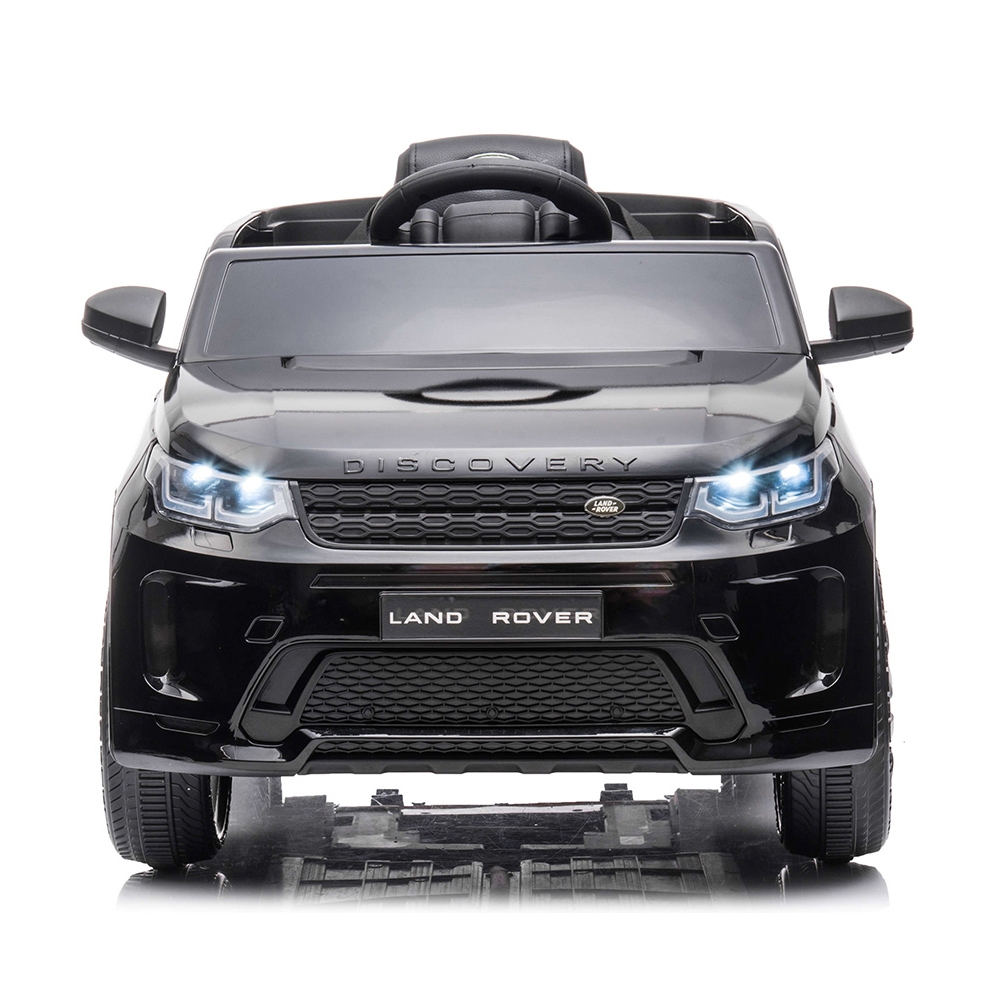 Masinuta electrica Chipolino SUV Land Rover Discovery cu scaun din piele si roti EVA black 50W