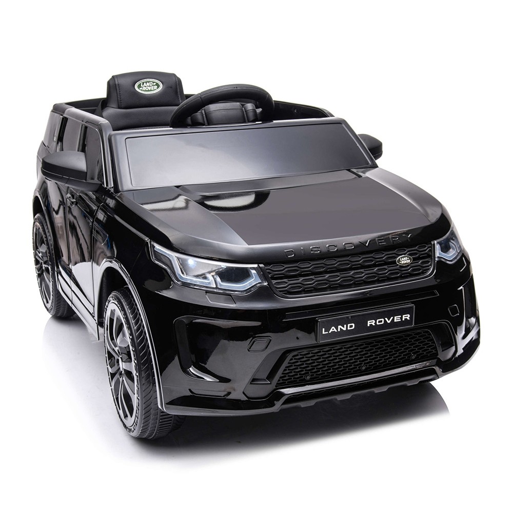 Masinuta electrica Chipolino SUV Land Rover Discovery cu scaun din piele si roti EVA black - 5
