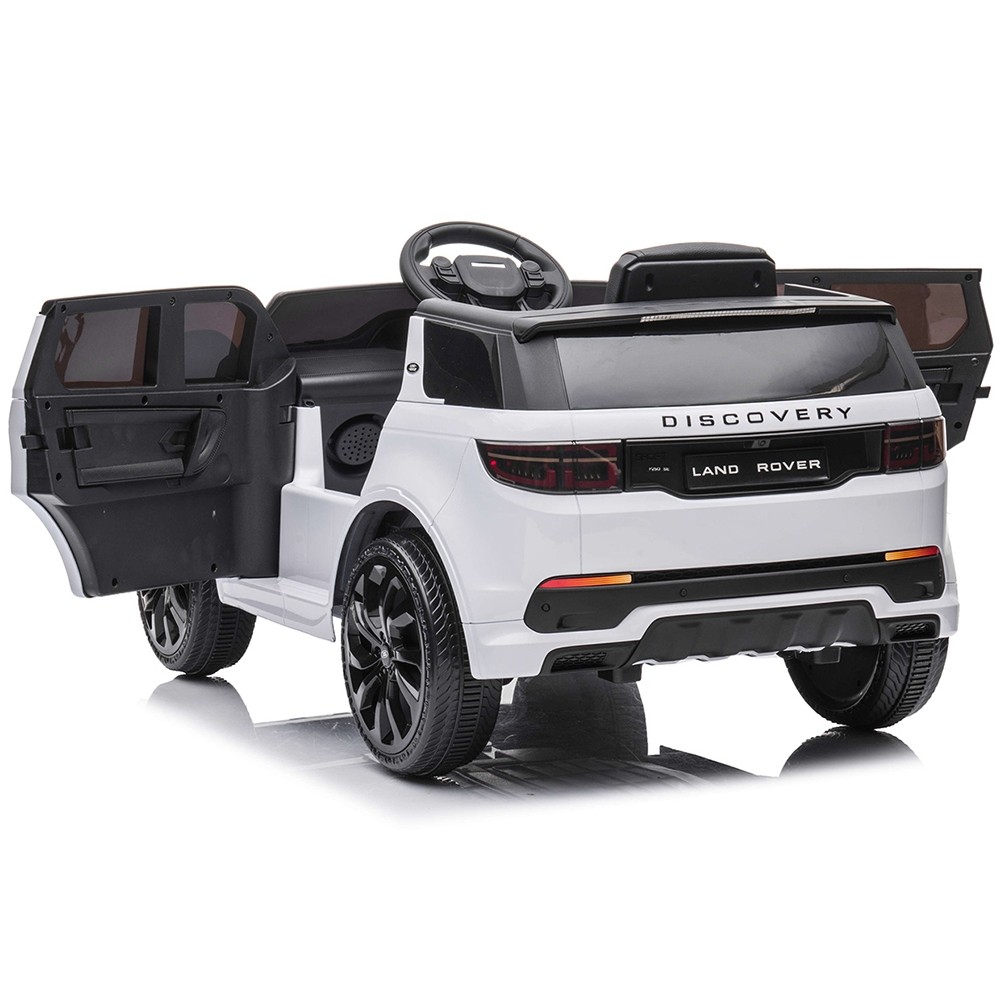 Masinuta electrica Chipolino SUV Land Rover Discovery cu scaun din piele si roti EVA white - 2