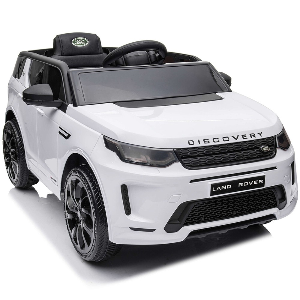 Masinuta electrica Chipolino SUV Land Rover Discovery cu scaun din piele si roti EVA white - 3