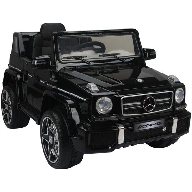 Masinuta electrica Mercedes G63 AMG mare negru - 3 | YEO