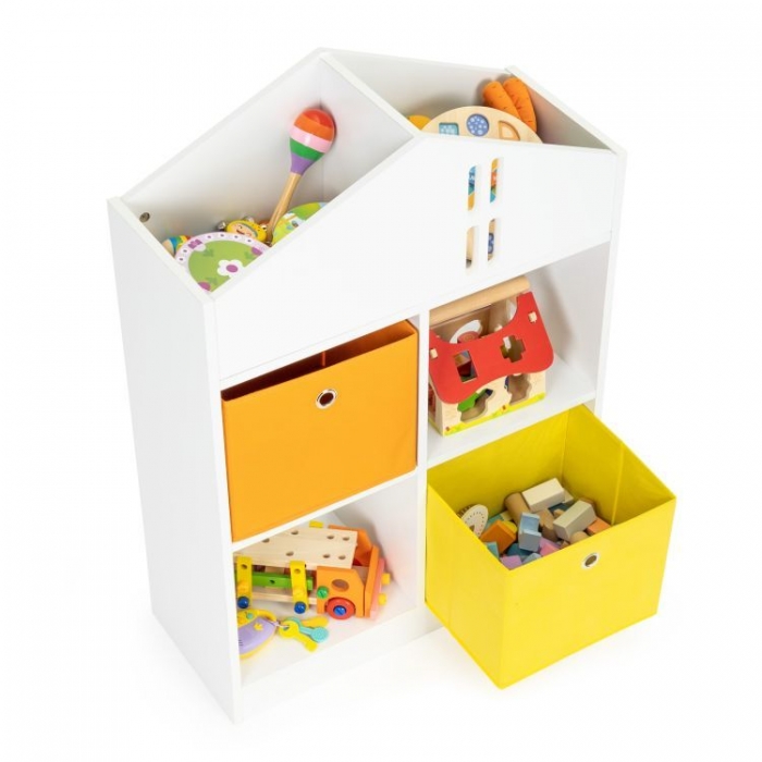 Organizator pentru jucariile copiilor in forma de casuta Ecotoys ZKB-3