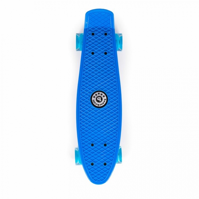 Penny board pentru copii cu lumini led albastru - 2