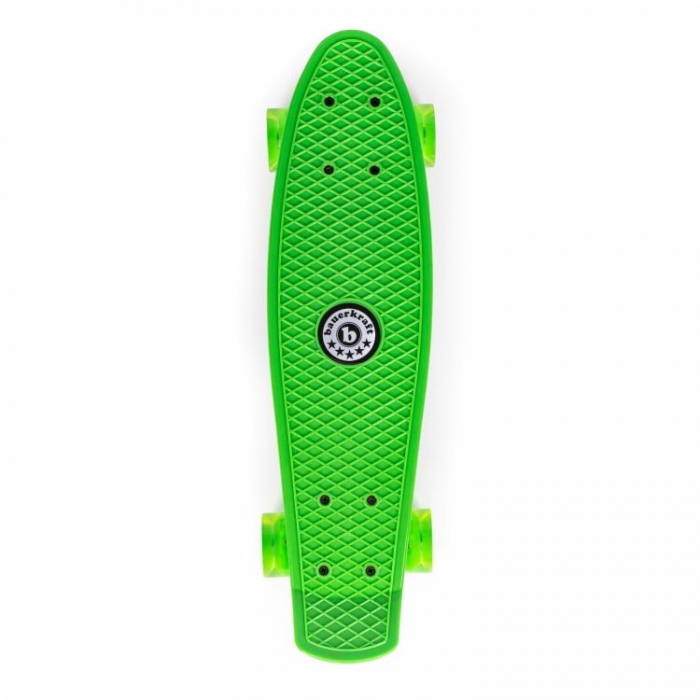 Penny board pentru copii cu lumini led verde - 5