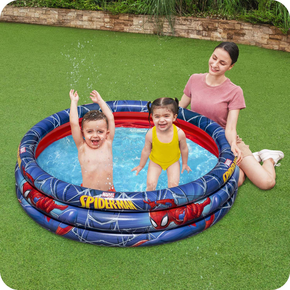 Piscina gonflabila Bestway Spider-Man cu 3 inele 122 x 30 cm - 1 | YEO