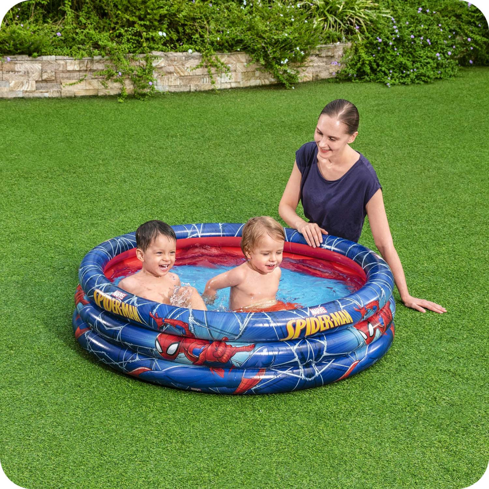 Piscina gonflabila Bestway Spider-Man cu 3 inele 122 x 30 cm - 2 | YEO