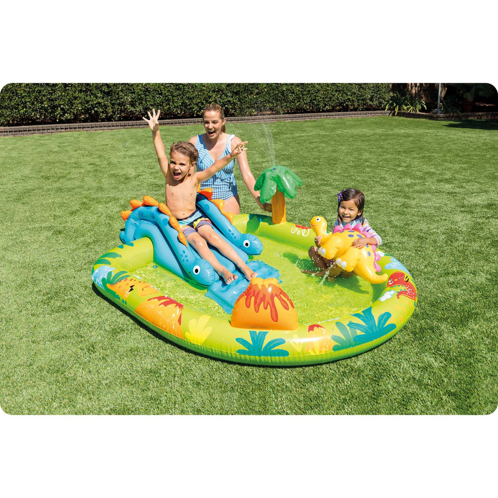 Piscina gonflabila cu tobogan Intex Dinosaur - 1 | YEO