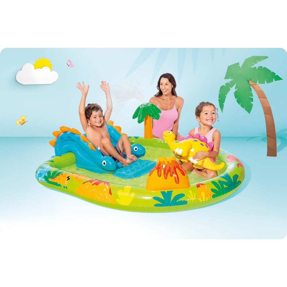 Piscina gonflabila cu tobogan Intex Dinosaur - 2 | YEO