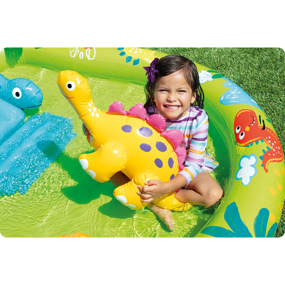 Piscina gonflabila cu tobogan Intex Dinosaur - 4 | YEO