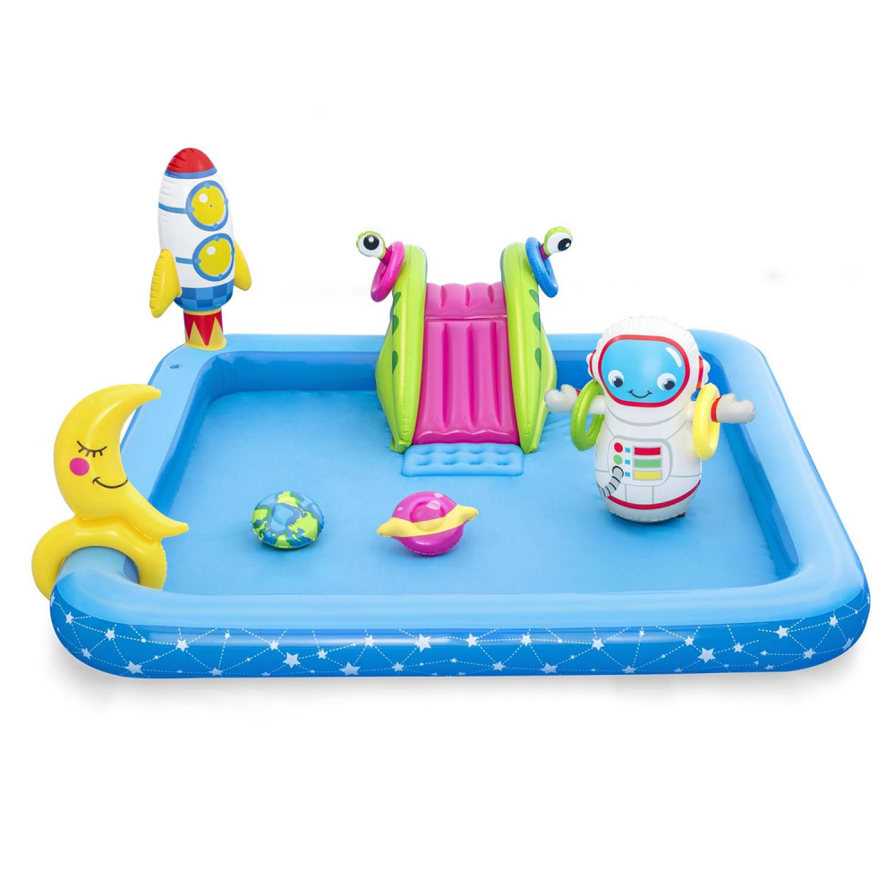 Piscina gonflabila cu tobogan si jucarii Bestway Astronaut - 1 | YEO