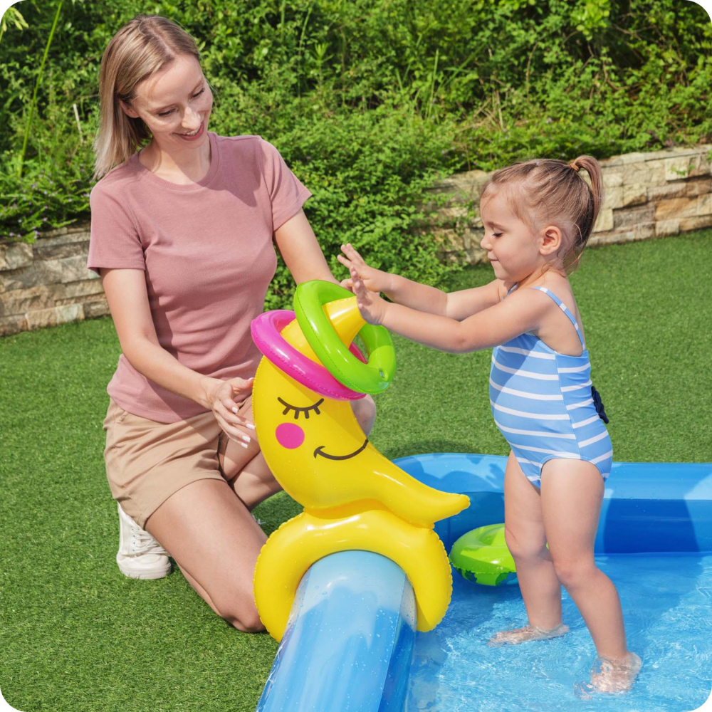 Piscina gonflabila cu tobogan si jucarii Bestway Astronaut - 3 | YEO