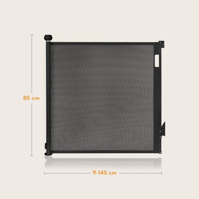 Poze Poarta de siguranta Lionelo Thea 80x140 cm negru nichiduta.ro 