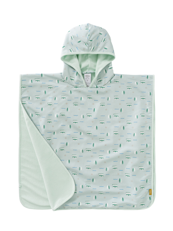 Poncho plaja anti-UV UPF50+ model Surfboy