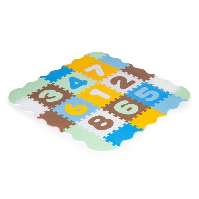 Salteluta de joaca Ecotoys tip puzzle cu pereti 25 elemente 3255 multicolor - 2