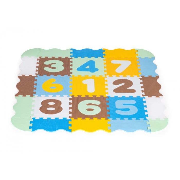 Salteluta de joaca Ecotoys tip puzzle cu pereti 25 elemente 3255 multicolor - 3