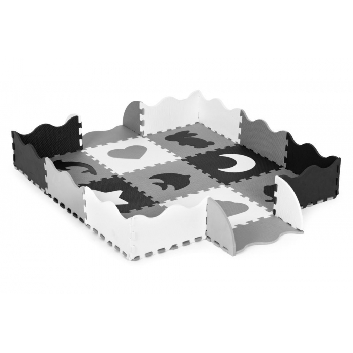 Salteluta de joaca Ecotoys tip puzzle cu pereti 25 elemente ECOEVA015 - 7