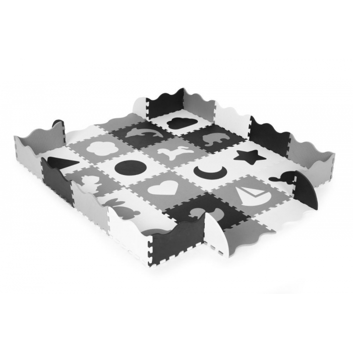 Salteluta de joaca Ecotoys tip puzzle cu pereti 36 elemente ECOEVA012 - 8