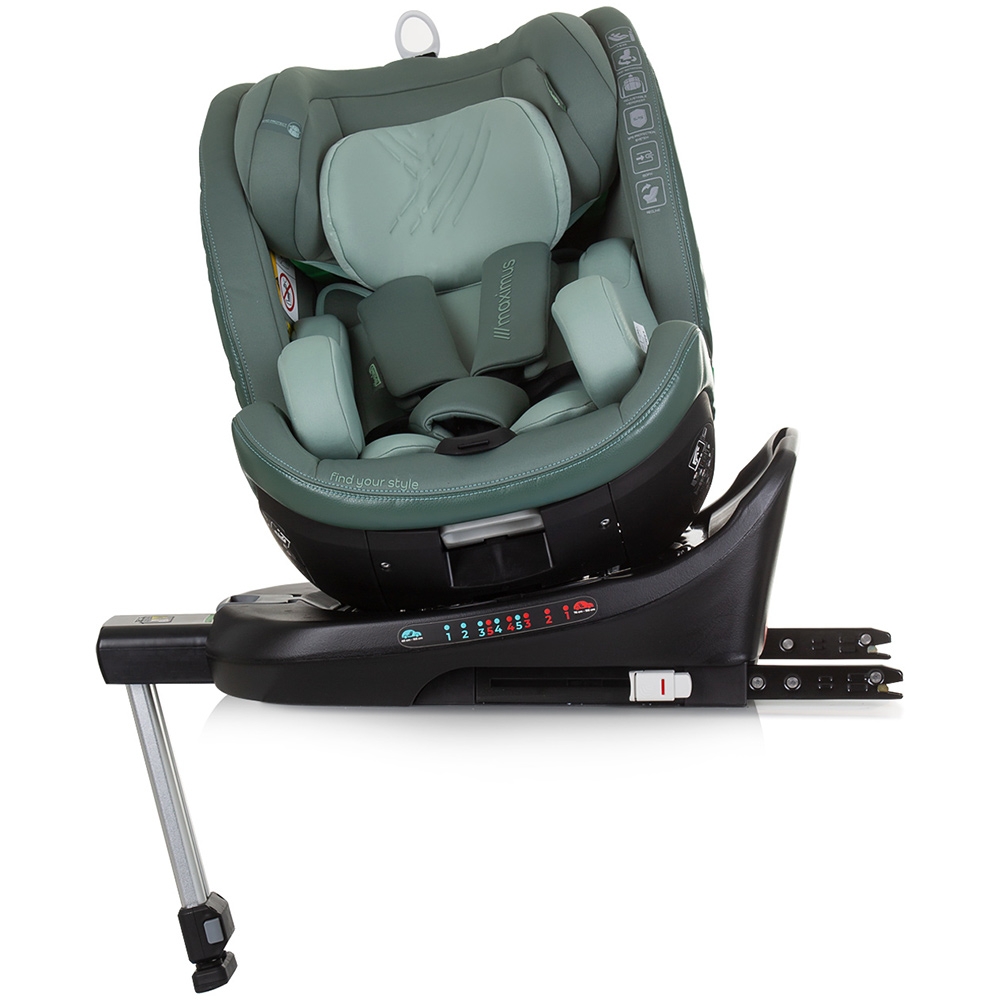 Scaun auto Chipolino Maximus I-Size 40-150 cm pastel green cu sistem Isofix - 5