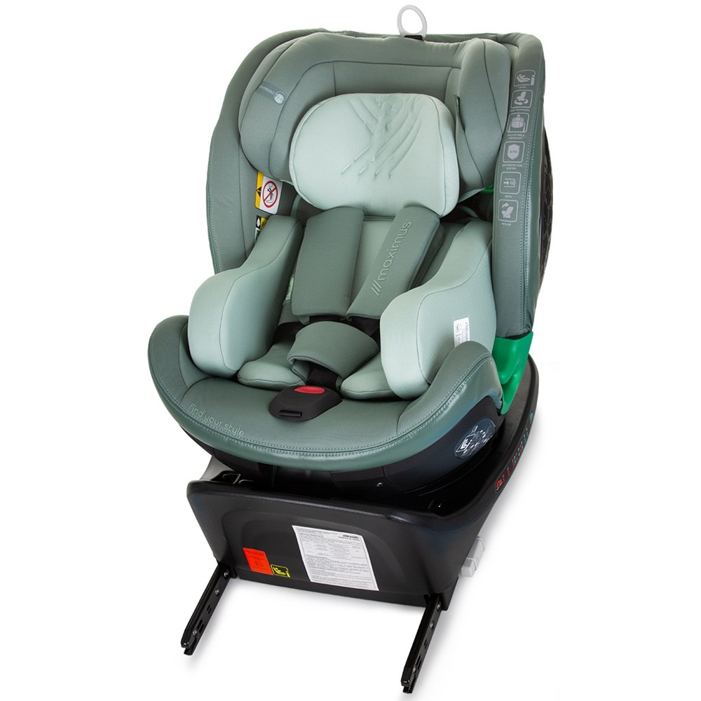 Scaun auto Chipolino Maximus I-Size 40-150 cm pastel green cu sistem Isofix - 8