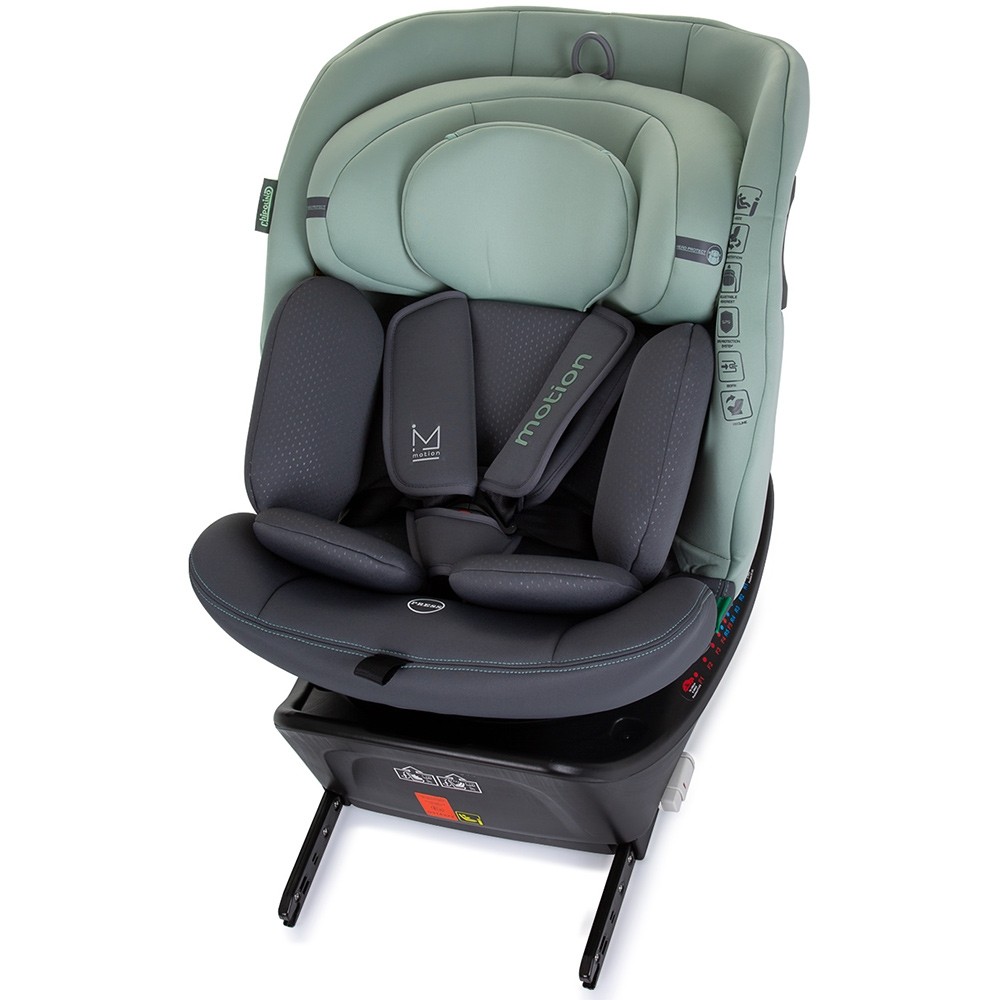 Scaun auto Chipolino Motion I-Size 40-150 cm pastel green cu sistem Isofix - 1