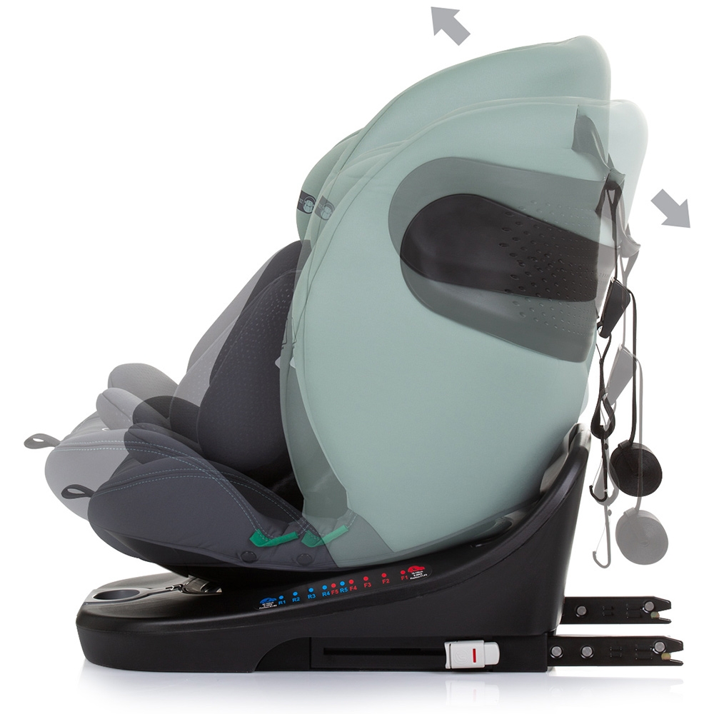 Scaun auto Chipolino Motion I-Size 40-150 cm pastel green cu sistem Isofix - 4