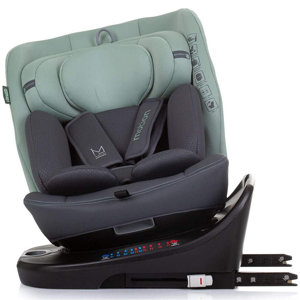 Scaun auto Chipolino Motion I-Size 40-150 cm pastel green cu sistem Isofix - 5