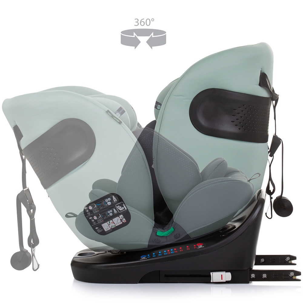 Scaun auto Chipolino Motion I-Size 40-150 cm pastel green cu sistem Isofix - 6