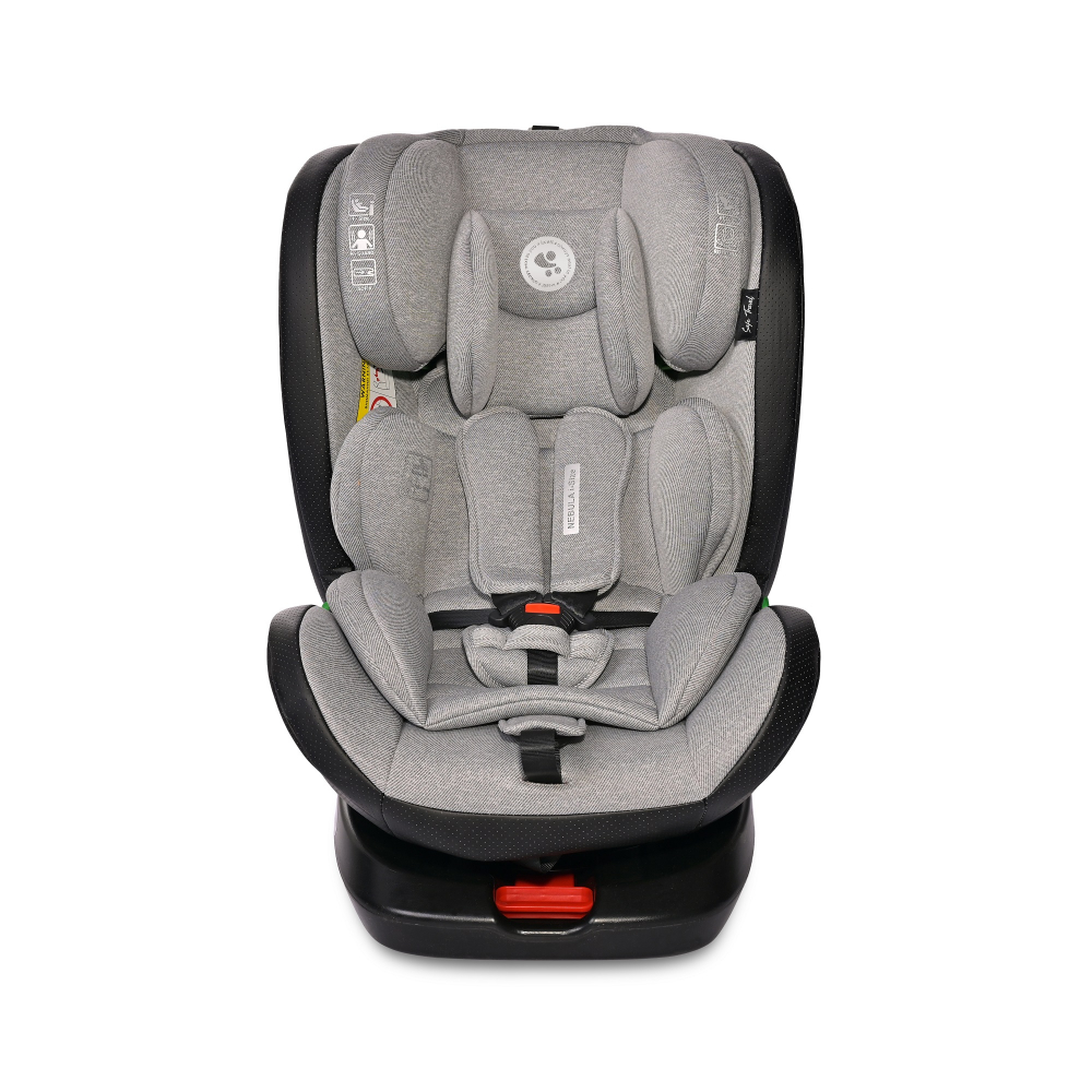 Scaun auto pentru copii Nebula i-Size, isofix, rotativ 0 luni-12 ani Grey