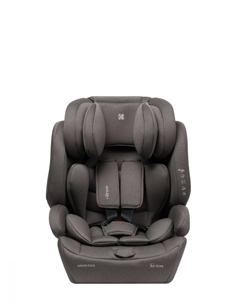 Scaun auto cu isofix KikkaBoo 76-150 cm i-Bronn i-SIZE Bej - 2 | YEO