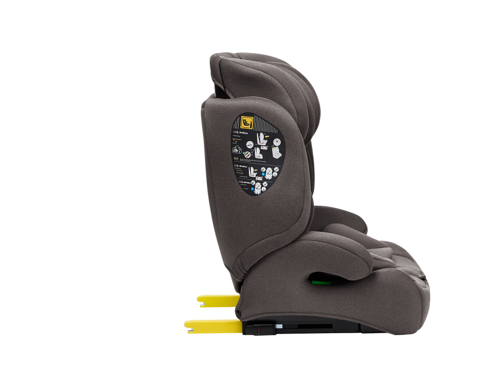 Scaun auto cu isofix KikkaBoo 76-150 cm i-Bronn i-SIZE Bej - 3 | YEO