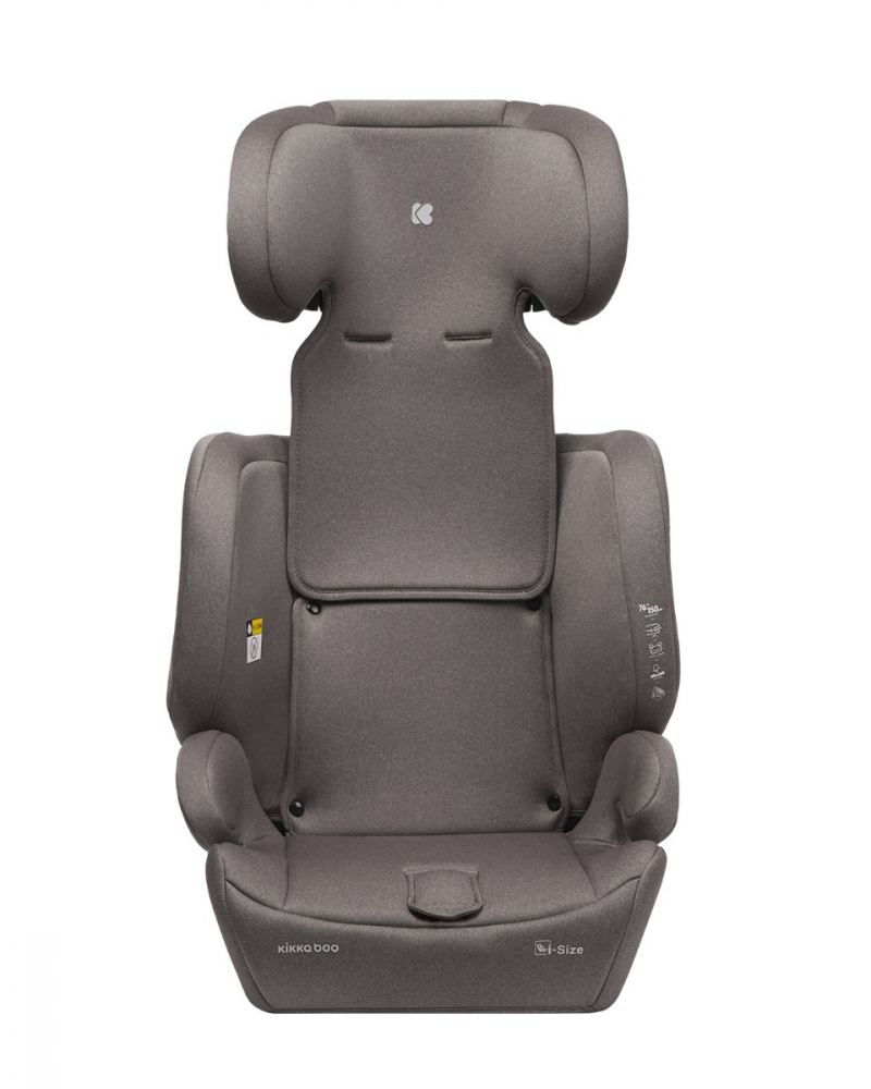 Scaun auto cu isofix KikkaBoo 76-150 cm i-Bronn i-SIZE Bej - 4