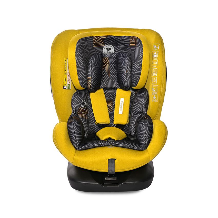 Scaun auto pentru copii cu isofix Phoenix i-Size rotativ 40-150 cm Lemon Curry - 1
