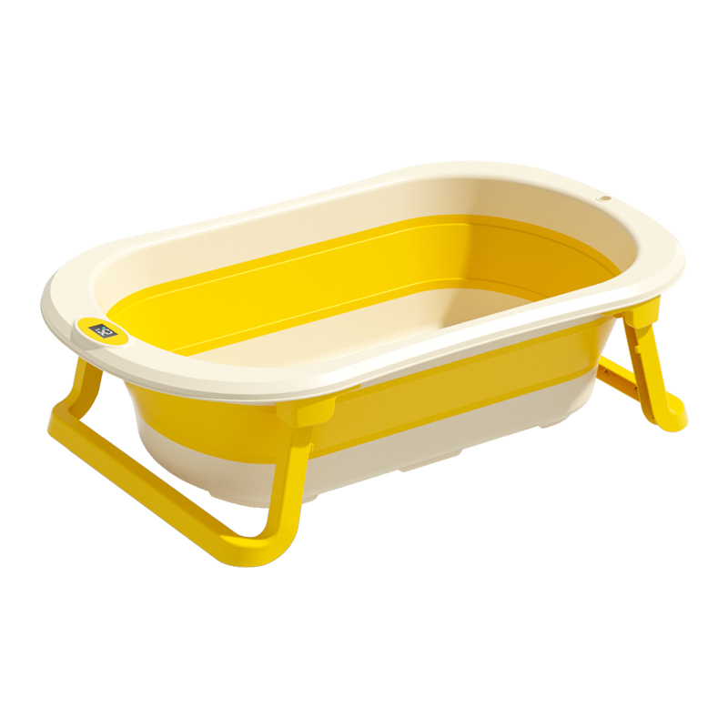 Set cadita Little Mom cu hamac si termometru pentru copii Yellow - 1 | YEO