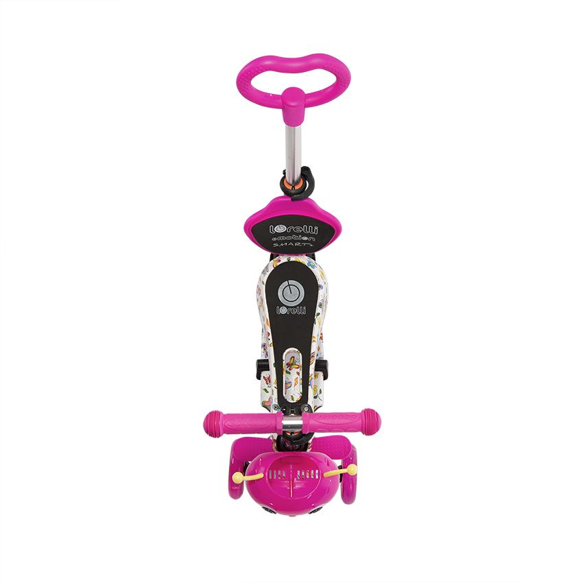 Trotineta Pentru Copii Smart Plus Pink Butterfly