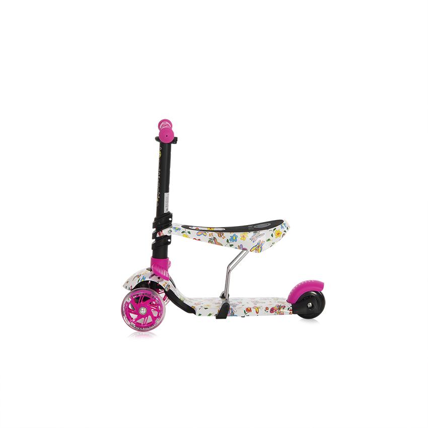 Trotineta pentru copii Smart Plus Pink Butterfly - 2 | YEO