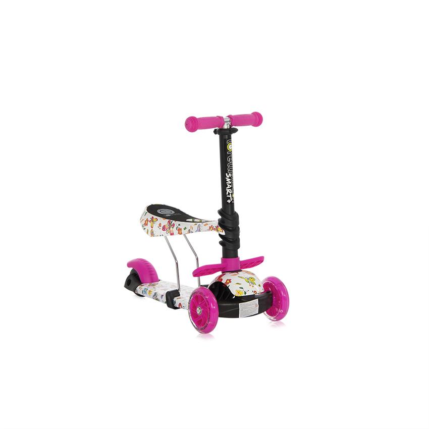 Trotineta pentru copii Smart Plus Pink Butterfly - 4