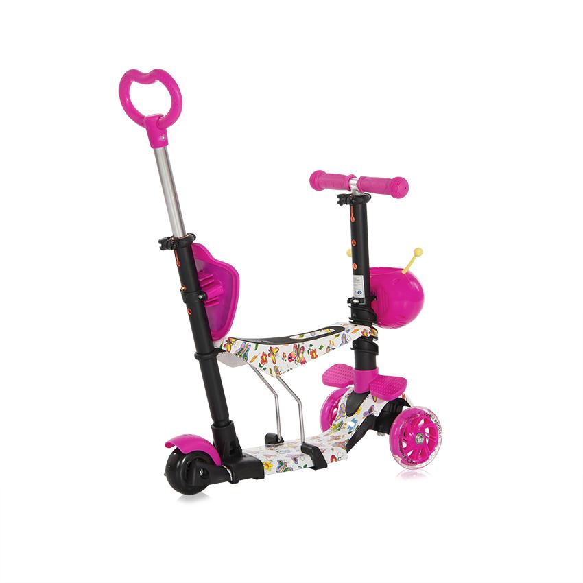 Trotineta pentru copii Smart Plus Pink Butterfly - 7