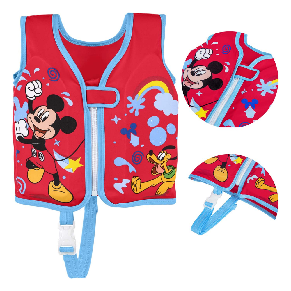 Vesta de inot flotabila pentru copii 1-3 ani Bestway Mickey Mouse cu protectie UV UPF 50+