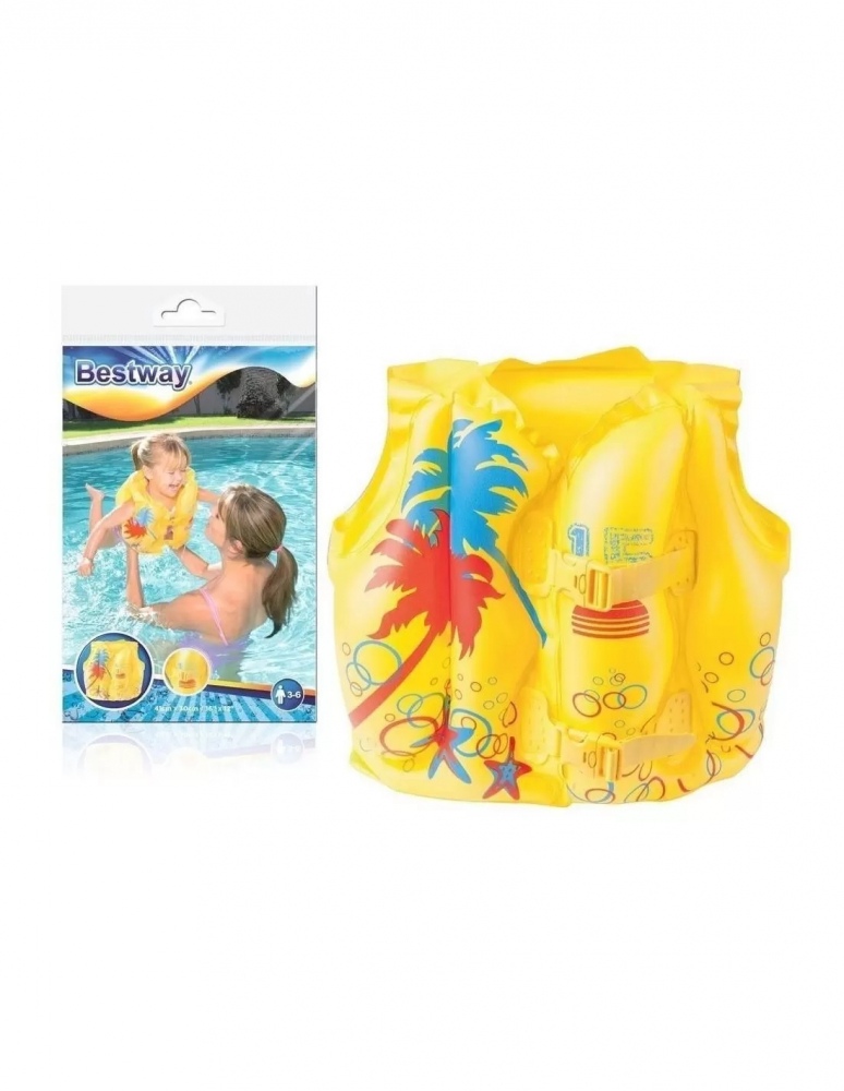 Vesta gonflabila pentru copii Bestway Pool School 3-6 ani multicolor