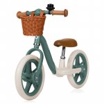 Bicicleta fara pedale Lionelo Alex Plus cu roti din spuma Eva 12 inch Green Forest