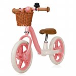 Bicicleta fara pedale Lionelo Alex Plus cu roti din spuma Eva 12 inch Pink Rose