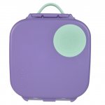 Caserola compartimentata Mini Lunchbox B.Box lila cu vernil